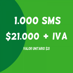 BOLSA 1000 SMS